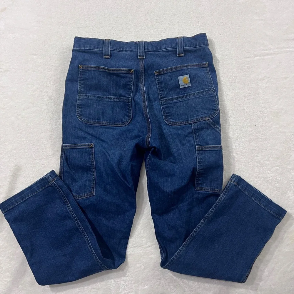 Carhartt Rugged Flex Relaxed Fit Utility Jean BD2808-M‎ Dark Wash 32x30 Mens